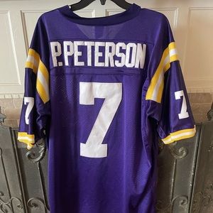 P. Peterson #7 LSU Nike Jersey Sz 54 XXL